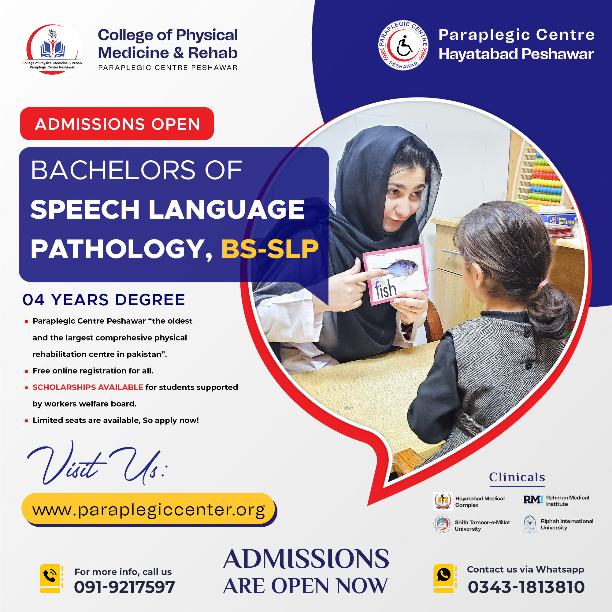 BS Speech Language Pathology (BS-SLP)